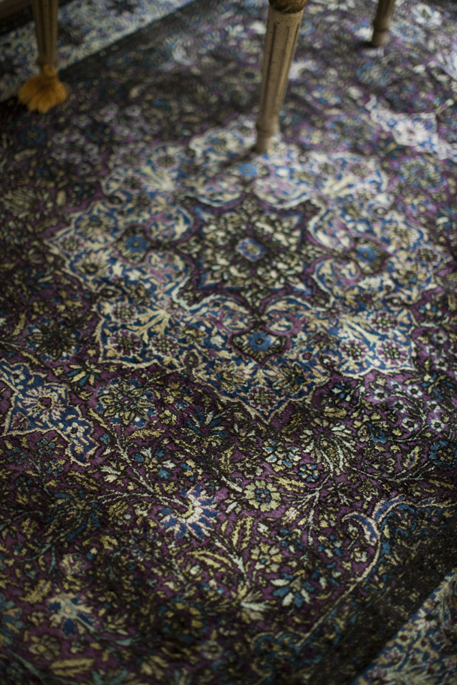 Antique Silk Kashan Rug
