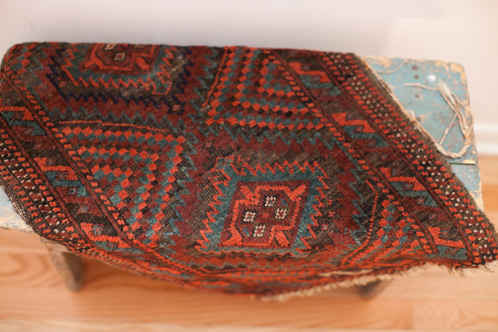 Antique tribal rug