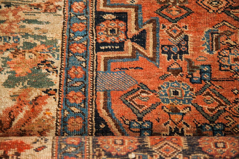 Antique Persian Bijar Rug