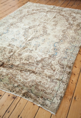 Vintage Persian Kerman Rug