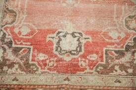 Vintage Faded Red Rug