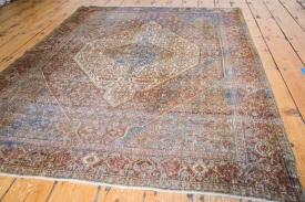 Distressed Antique Rug