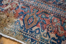Distressed Antique Rug