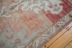 Distressed Oushak Area Rug