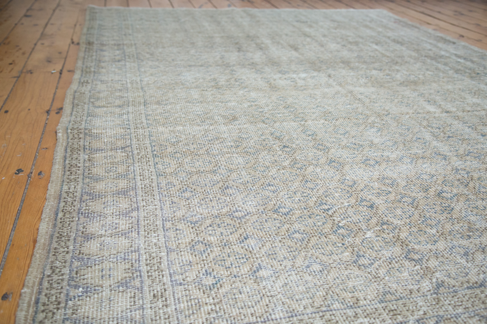 Distressed Oushak Carpet